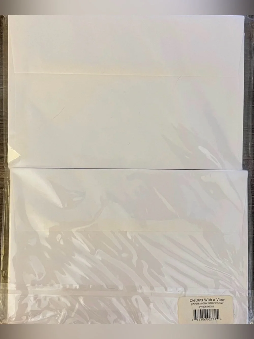 💞 New 24-pack Multicolor Pastel Stripe Printable Card and Envelope Kit